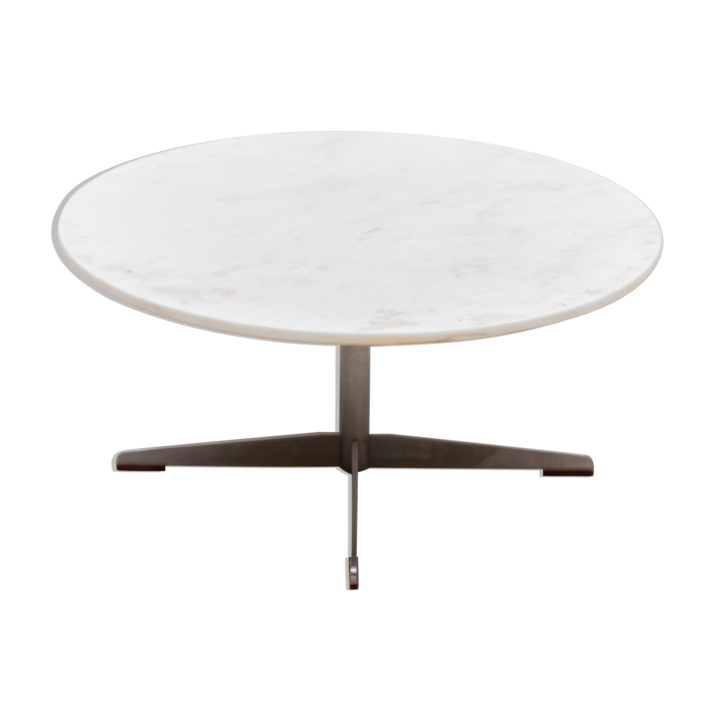 Mid-Century Marble Round Coffee Table, 1960s