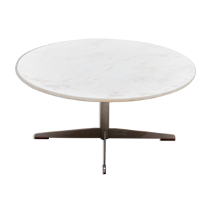 table basse ronde en - marbre