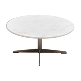 Mid-Century Marble Round Coffee Table, 1960s