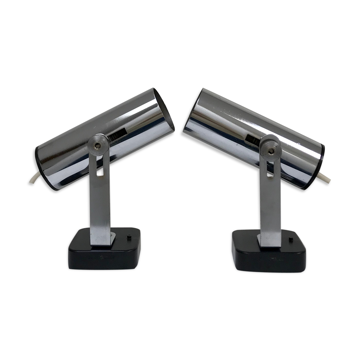 '70s wall light duo