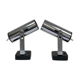 '70s wall light duo