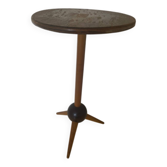 Vintage Sputnik tripod pedestal table