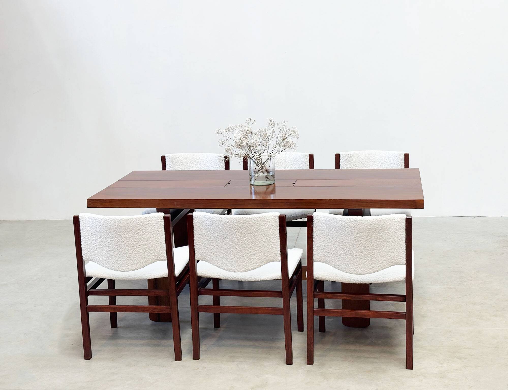 Dining table by Silvio Coppola for Bernini