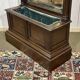 Late 19th century oak wardrobe with its planter