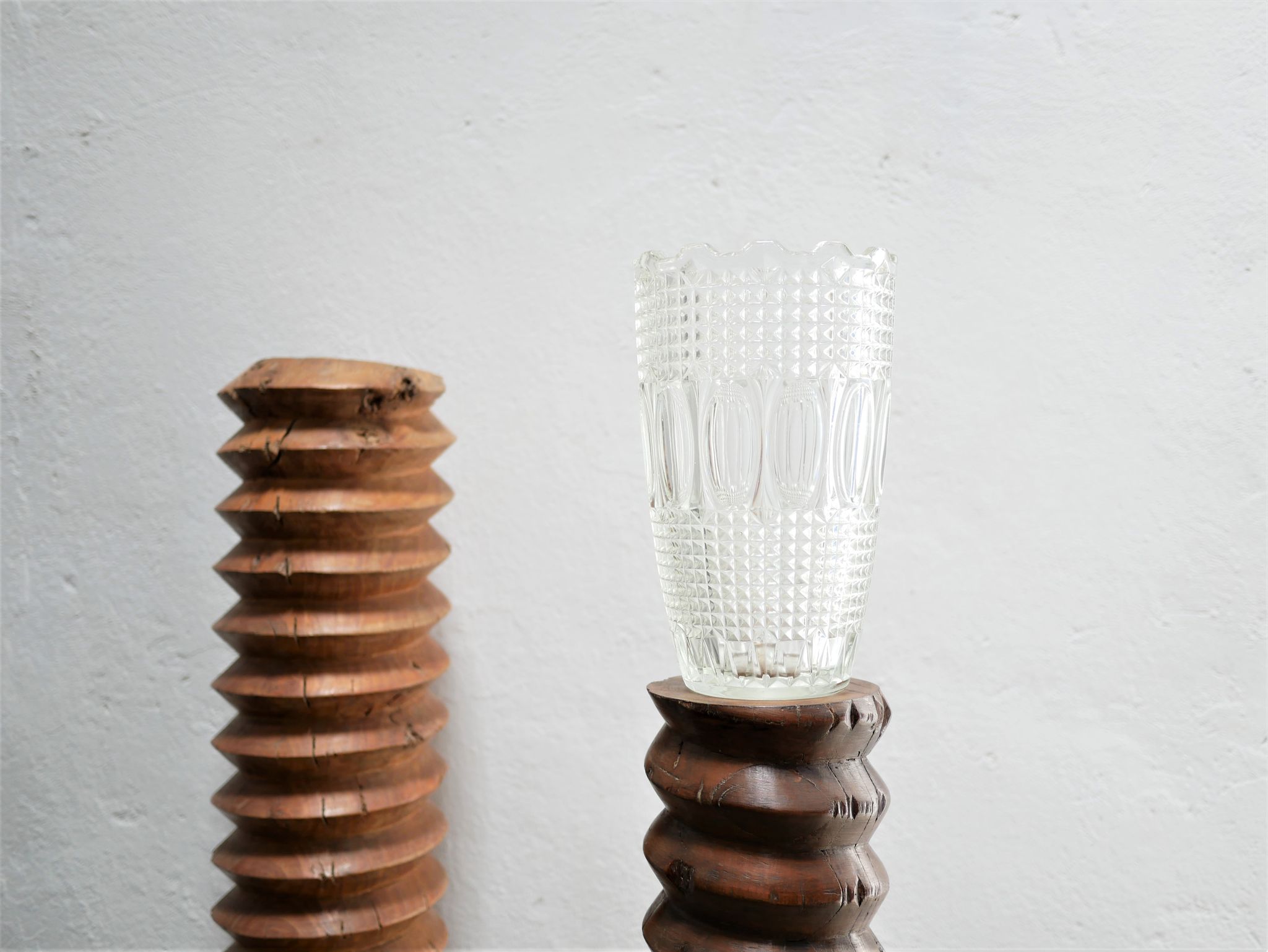 Vase vintage en verre