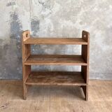 Brutalist oak shelf