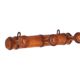 Turned wooden coat rack, 30s