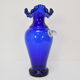 Art Czech Glass Vase, by Glasswork Novy Bor, 1950's.