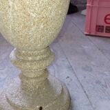 Reconstituted stone lamp