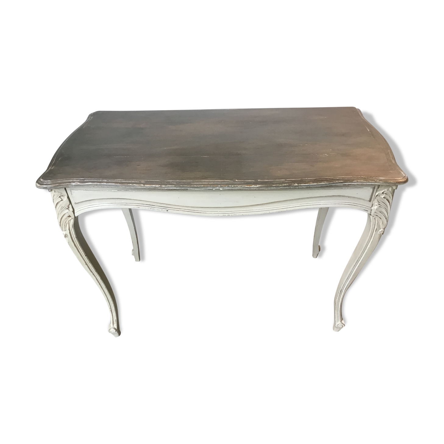 Old-time painted and patinated desk or console table