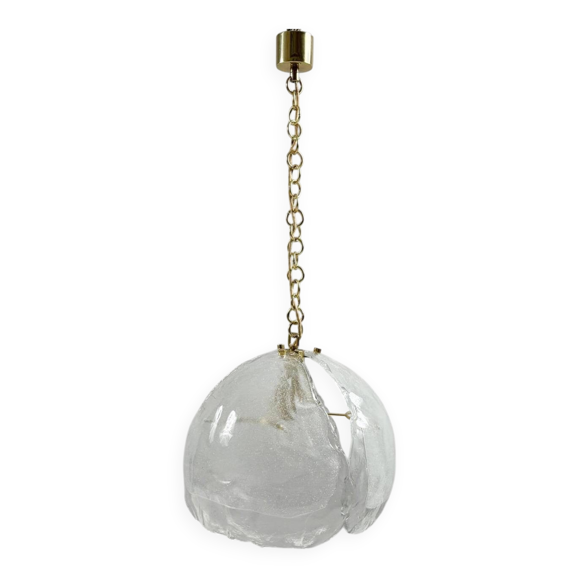 Kaiser Leuchten. Ceiling lamp/pendant lamp, Murano glass, Germany, 1960s.