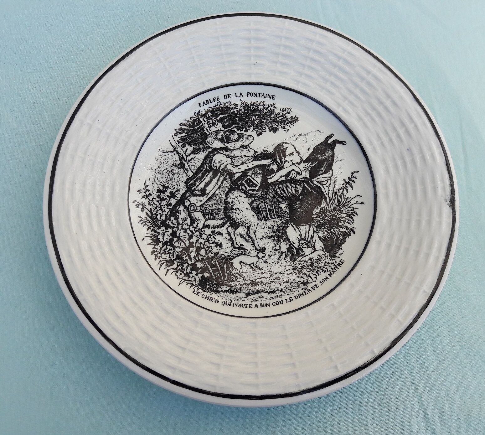Plate fables La Fontaine