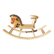 Cheval à bascule en bois