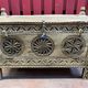 Pakistan, Swat Valley, former Cedar Wood Wedding Chest Fully Carved by Hand