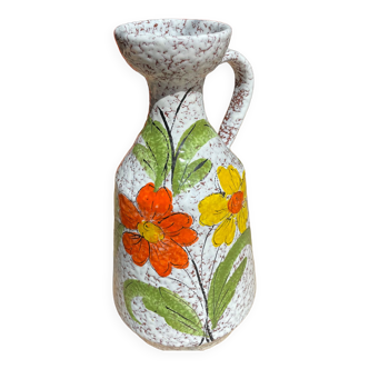 Vase vintage fleurs Italy