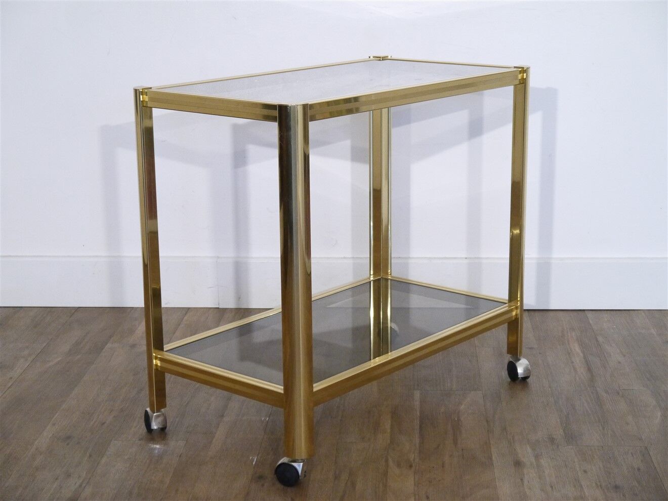Brass and glass service 1970