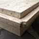 Table basse en travertin