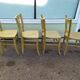Lot de 4 chaise de bistrot Luterma - repeintes