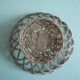 silver-plated metal basket vintage