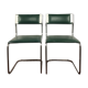 Paire de chaises "cantilever" vintage