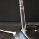 Articulated table lamp on flexible chrome metal vintage 70's