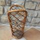 Porte-parapluie en rotin vintage