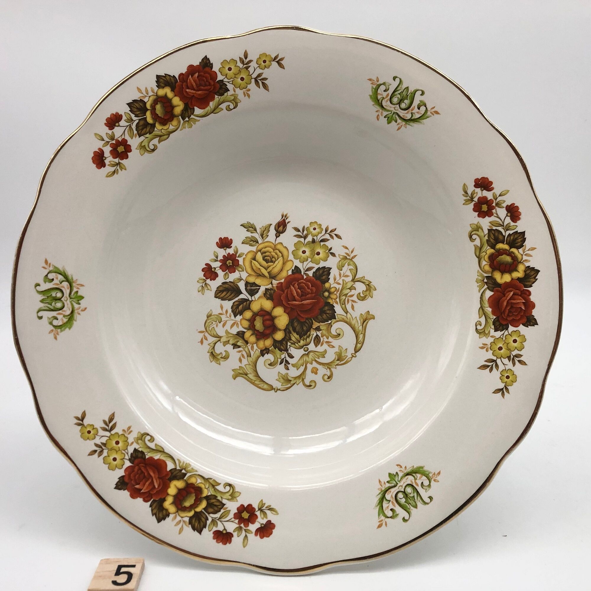 6 hollow plates, "Digoin Sarreguemines "