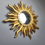 Vintage sunburst mirror, 1960s