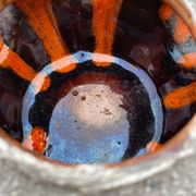 Vase for flower arrangements, fat lava.