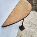 Cast iron foot console 1900 Art Nouveau