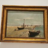 Oil on paper