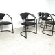 Chaises de salle à manger postmodernes italiennes, années 1980 - ensemble de 6