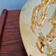 XXL Sputnik ceiling light in brass, Space Age design, 1970.