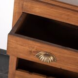 Vintage bar cabinet, bottle rack, with drawers