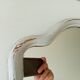 Vintage mirror in wood and stucco 48.5cm*38.5cm