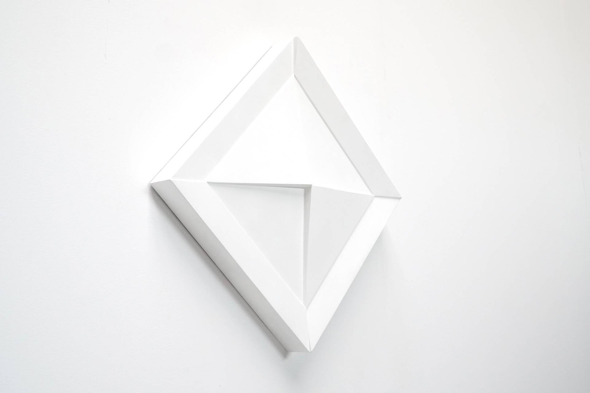 Gilbert Swimberghe, White Lacquered Wood Relief