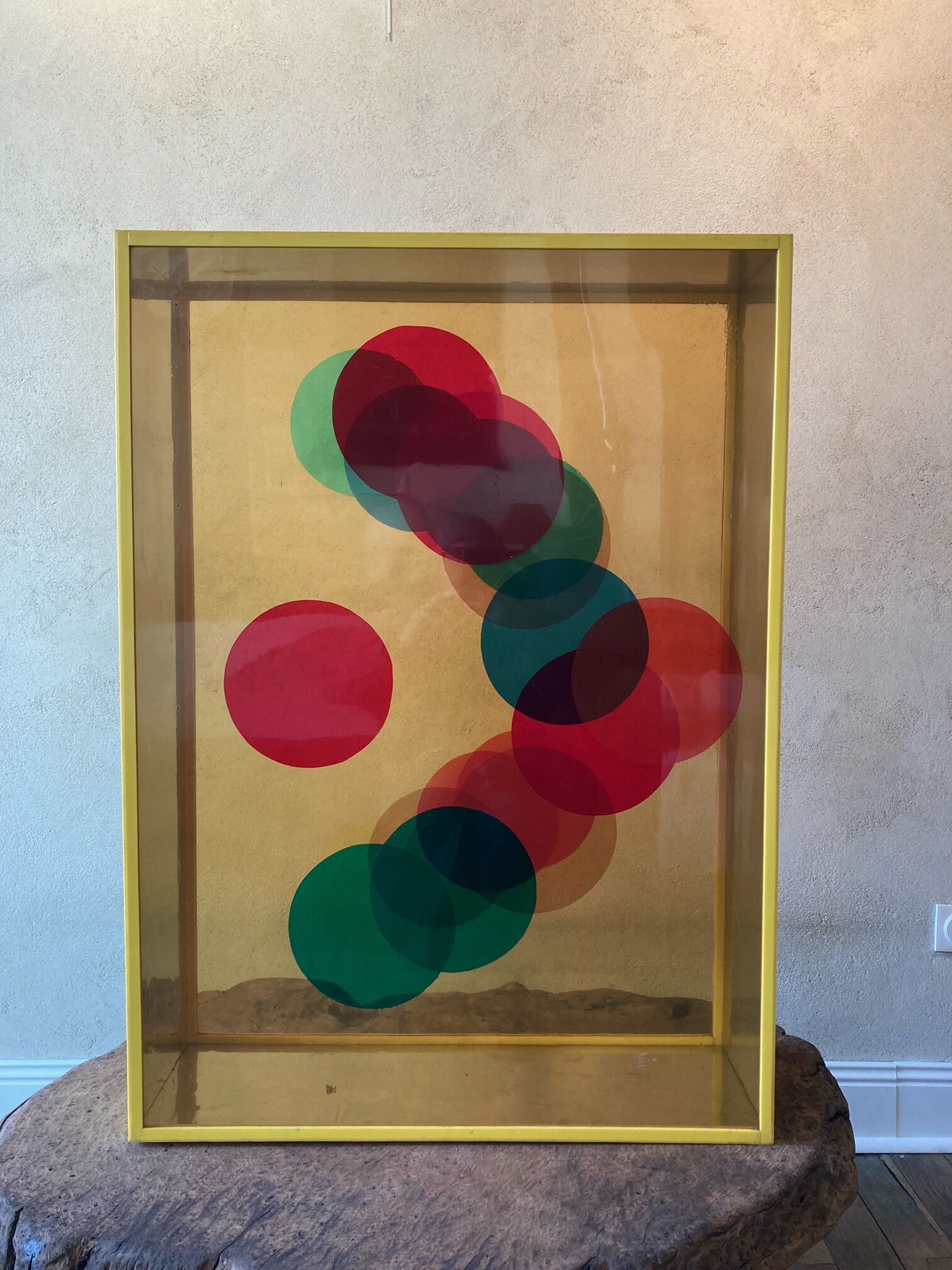 Boite sculpture double face en plexiglas, Eugenio Degani