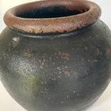 Painted terracotta pot