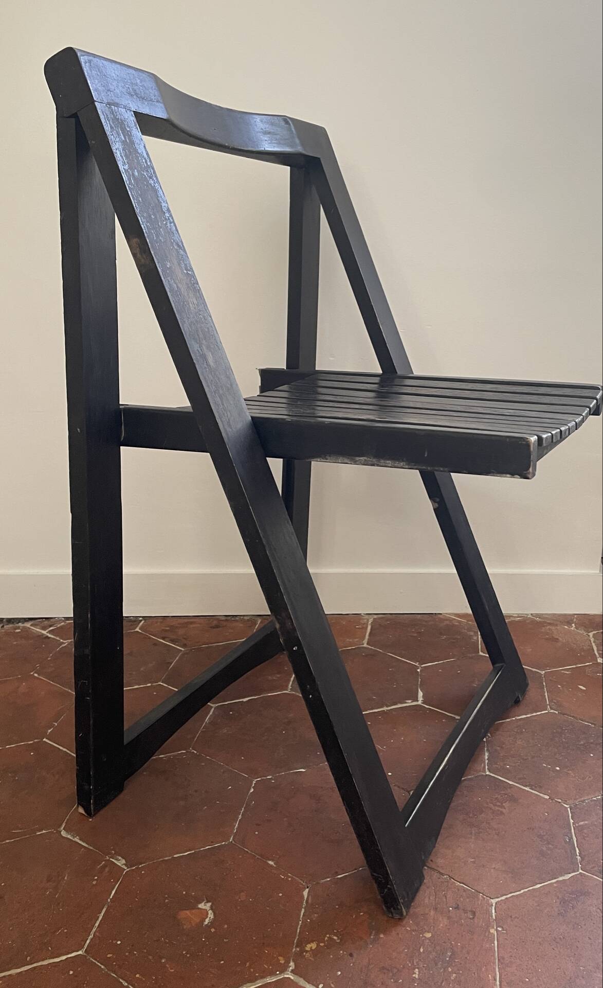 Pair of folding chairs Trieste attributed to Aldo Jacober – design i
