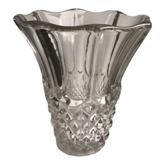 Vase en cristal années 30-40