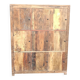 Nine-door wardrobe in old wood