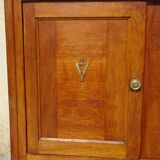 Vintage buffet in light and black oak