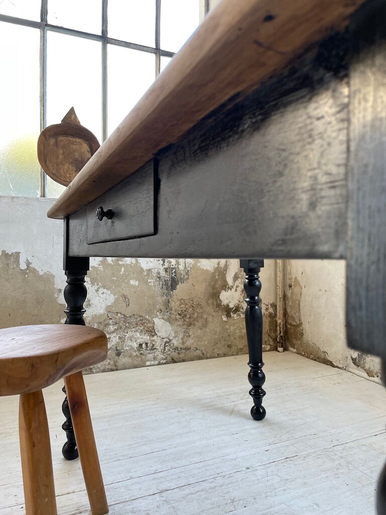 Farm bistro table in oak