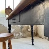 Farm bistro table in oak