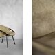 Metal and suede armchair, Germany 1960
