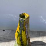 Vintage ceramic vase with drips
