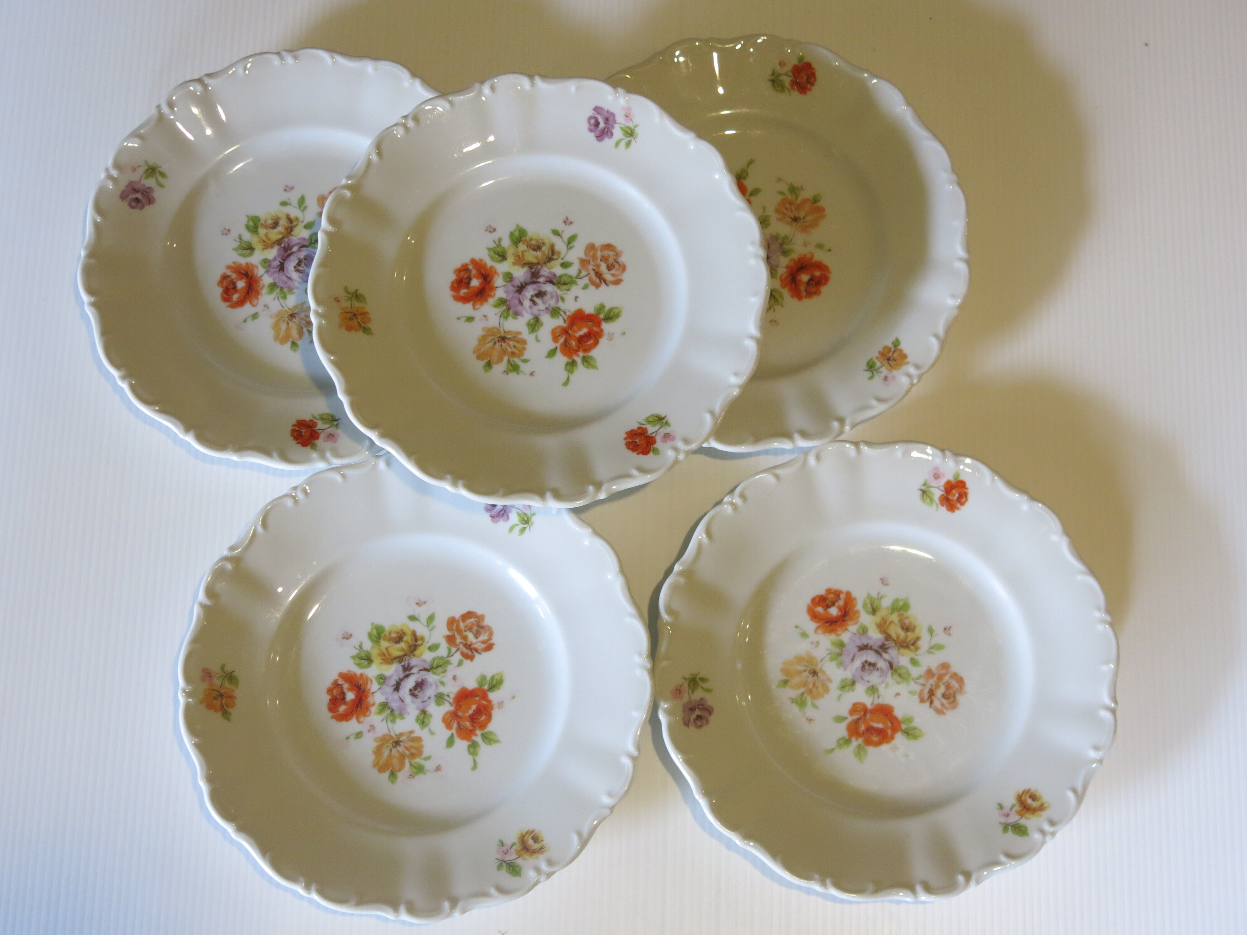 5 Germany porcelain dessert plates