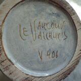 Large vase, Vallauris pitcher signed Le Vaucour