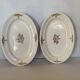 2 anciens raviers fleurs dorées Villeroy et Boch