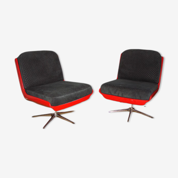 Pair of Dinna Veb Mobel Kombinat armchairs, Germany 1960s